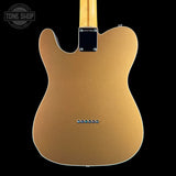 Back of Used 2023 Fender JV Modified 60s Custom Telecaster Firemist Gold.