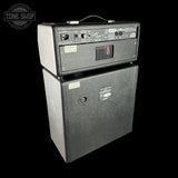 Guitar amplifier with speaker on a black background, featuring 'Tone Shop' branding.