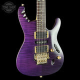 Front angle of Used Ibanez Herman Li Signature.