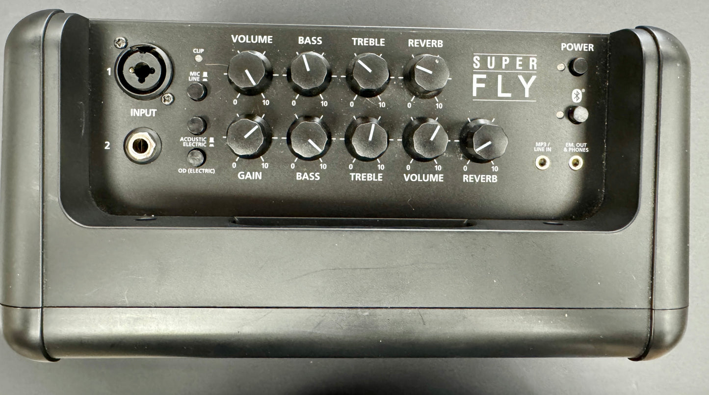 Used Blackstar Super Fly Blue Tooth 2x3" 12 Watt Portable Amp (No Power Supply) TFW2381