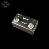 Guitar pedal with 'Bad Cat' branding on a black background