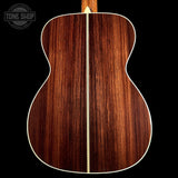 Back of Collings OM2H Natural Sitka/EIR.