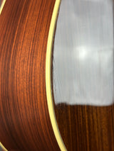 Close-up of a wooden surface with a reflective area