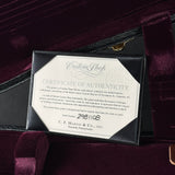 Certificate of Authenticity for a Martin guitar on a dark background