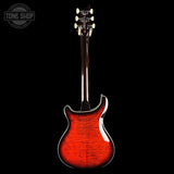 Full back of Used PRS SE Hollowbody II Piezo Orange Tiger.