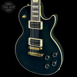 Front angle of Used 2024 Gibson Les Paul Classic Ebony.