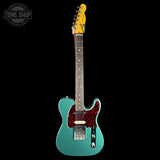 Full front of Used 2025 Fender Hot Shot Telecaster Green.