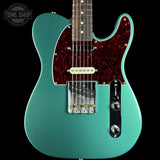 Front of Used 2025 Fender Hot Shot Telecaster Green.