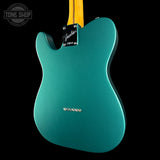 Back angle of Used 2025 Fender Hot Shot Telecaster Green.
