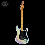 Full front of Used 2024 Fender 70th Anniversary American Ultra II Stratocaster Amethyst.