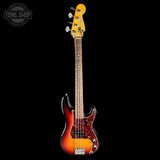 Full front of Used 2008 Fender American Vintage '62 Precision Bass Sunburst.