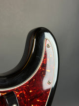 Wear on body of Used 2008 Fender American Vintage '62 Precision Bass Sunburst.