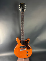 Electric guitar on a gray background