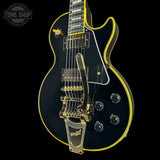 Front angle of Used Epiphone Joe Bonamassa '59 Les Paul Antique Ebony.