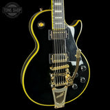 Front angle of Used Epiphone Joe Bonamassa '59 Les Paul Antique Ebony.
