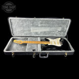 Used 1988 MIJ Squier Black in case.