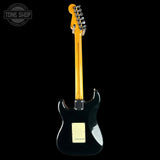 Full back of Used 1988 MIJ Squier Black.