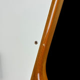 Ding on side of Vintage 1978 Gibson Explorer Natural.