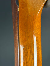 Ding on back of neck of Vintage 1978 Gibson Explorer Natural.