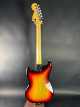 Full back of Vintage 1974 Fender Mustang 3 Color Sunburst.