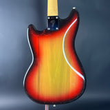 Back of Vintage 1974 Fender Mustang 3 Color Sunburst.