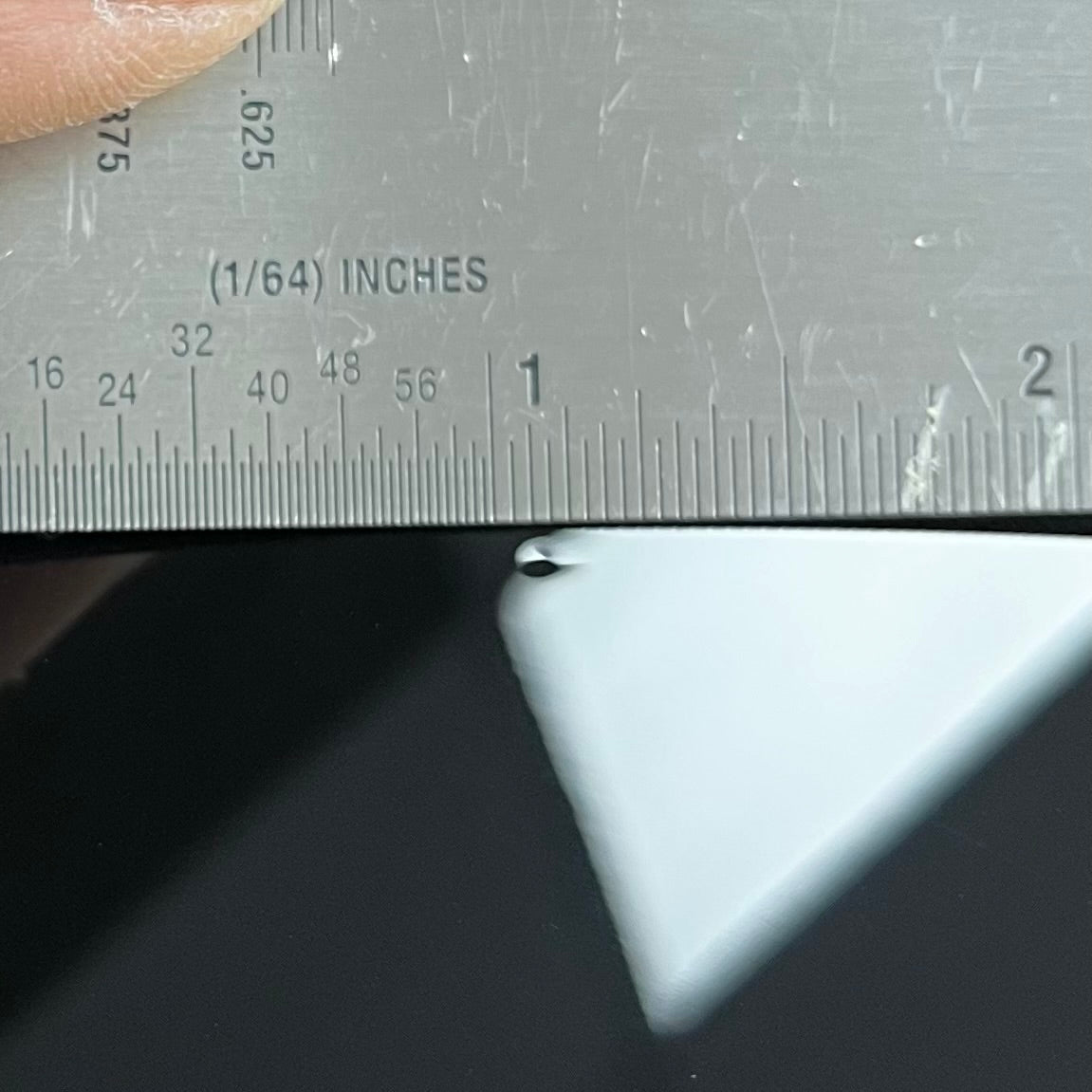 Ding on front of Used 2021 Suhr Standard Legacy 01-LTD-0032 Black w/Case TFW2650