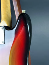 Scratches on back of Vintage 1974 Fender Mustang 3 Color Sunburst.