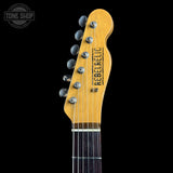 Headstock of Used 2010 Rebel Relic T-Style Sunburst.