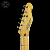 Headstock of Used K-Line Texola Butterscotch Blonde.