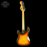 Full back of Vintage 1979 Fender Stratocaster Hardtail Sunburst w/non-original case.
