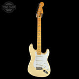 Full front of Used 1996 Fender Jimmy Vaughan White.