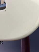 Wear on back of Used 1996 Fender Jimmy Vaughan White.