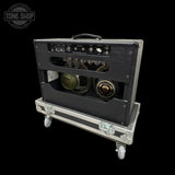Back angle of Used Matchless DC-30 2x12 Guitar Combo.