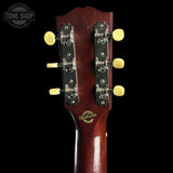 Back of headstock of Used Gibson 1942 LG2 Custom Sunburst.