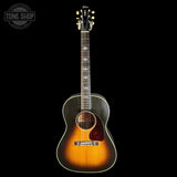 Full front of Used Gibson 1942 LG2 Custom Sunburst.