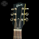 Headstock of Gibson Custom Made 2 Measure J-45 All Mahogany TV Yellow LR Baggs VTC.
