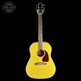 Full front of Gibson Custom Made 2 Measure J-45 All Mahogany TV Yellow LR Baggs VTC.