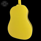 Back angle of Gibson Custom Made 2 Measure J-45 All Mahogany TV Yellow LR Baggs VTC.
