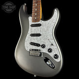 Front angle of Used 2020 Fender American Professional II Strat Mercury.