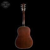 Full back of Gibson Custom Made 2 Measure J-45 Standard Long Scale Vintage Sunburst.