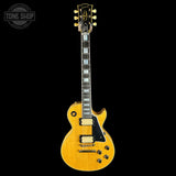 Full front of Gibson Custom Limited 57 Les Paul Custom All Korina Antique Natural VOS.