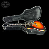 Gibson Custom Made 2 Measure Hummingbird Maple Long Scale Tri-burst LR Baggs VTC in case.