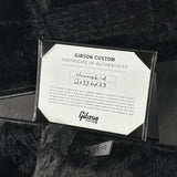 Certificate of authenticity for Gibson Custom Made 2 Measure Hummingbird Maple Alpine White LR Baggs VTC.