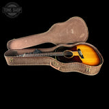 Vintage 1965 Gibson LG-1 Sunburst Factory Double Pickguard in case.