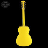 Full back of Gibson Custom Made 2 Measure L-00 All Mahogany TV Yellow LR Baggs VTC.