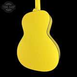 Back angle of Gibson Custom Made 2 Measure L-00 All Mahogany TV Yellow LR Baggs VTC.