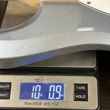 Used Sterling Stingray 5 Blue on scale displaying weight.