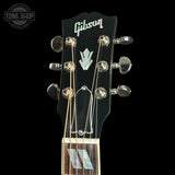 Headstock of Gibson Custom Made 2 Measure Hummingbird Maple Long Scale Tri-burst LR Baggs VTC.