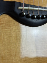 Wear below bridge of Used 2012 Bramburg JSB Natural.