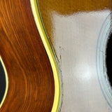 Wear on body of Vintage 1960 Martin 000-28.